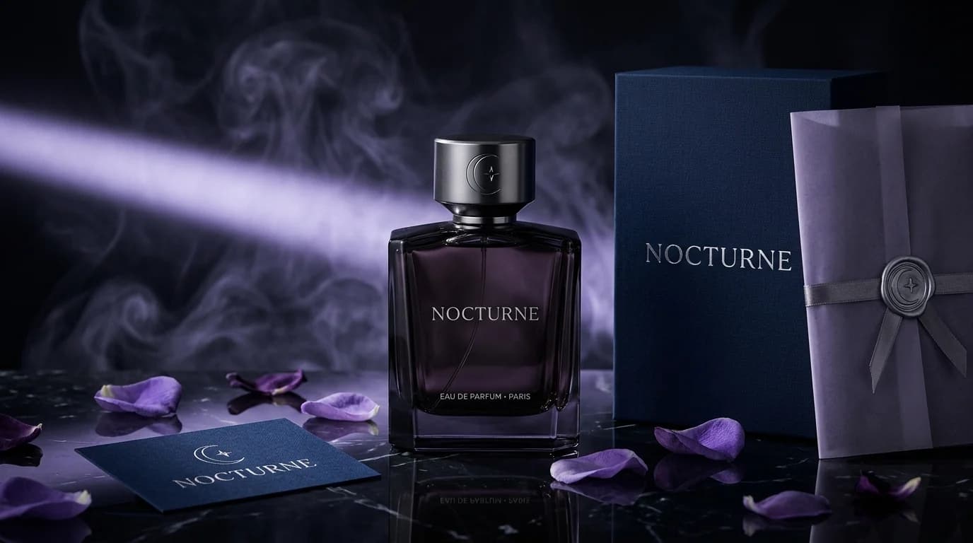 Nocturne Parfums identity
